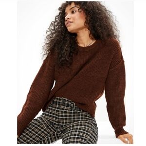 American Eagle Snowdrift Sweater in Brown size L